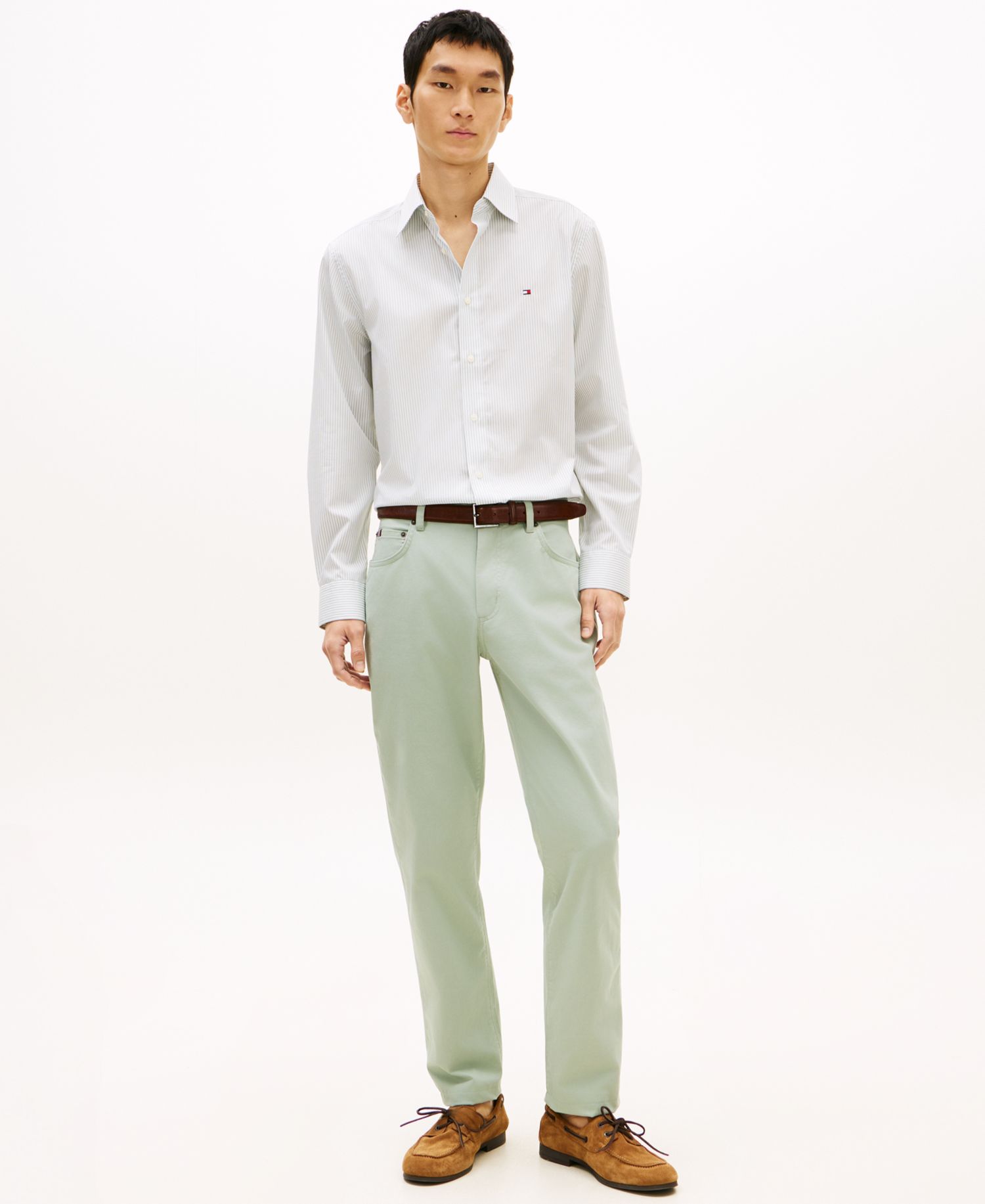 Men's Denton Straight-Fit Five-Pocket Stretch Twill Pants