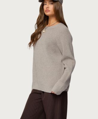 Women's Lavonne Oversized Knit Raglan Sweater