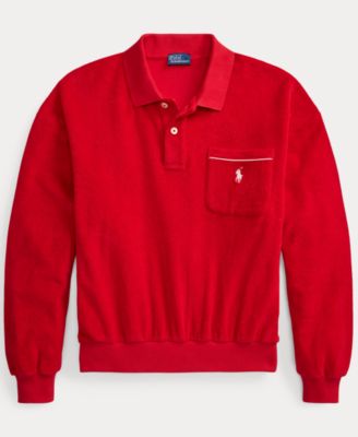 Women's Long-Sleeve Collared Polo Shirt