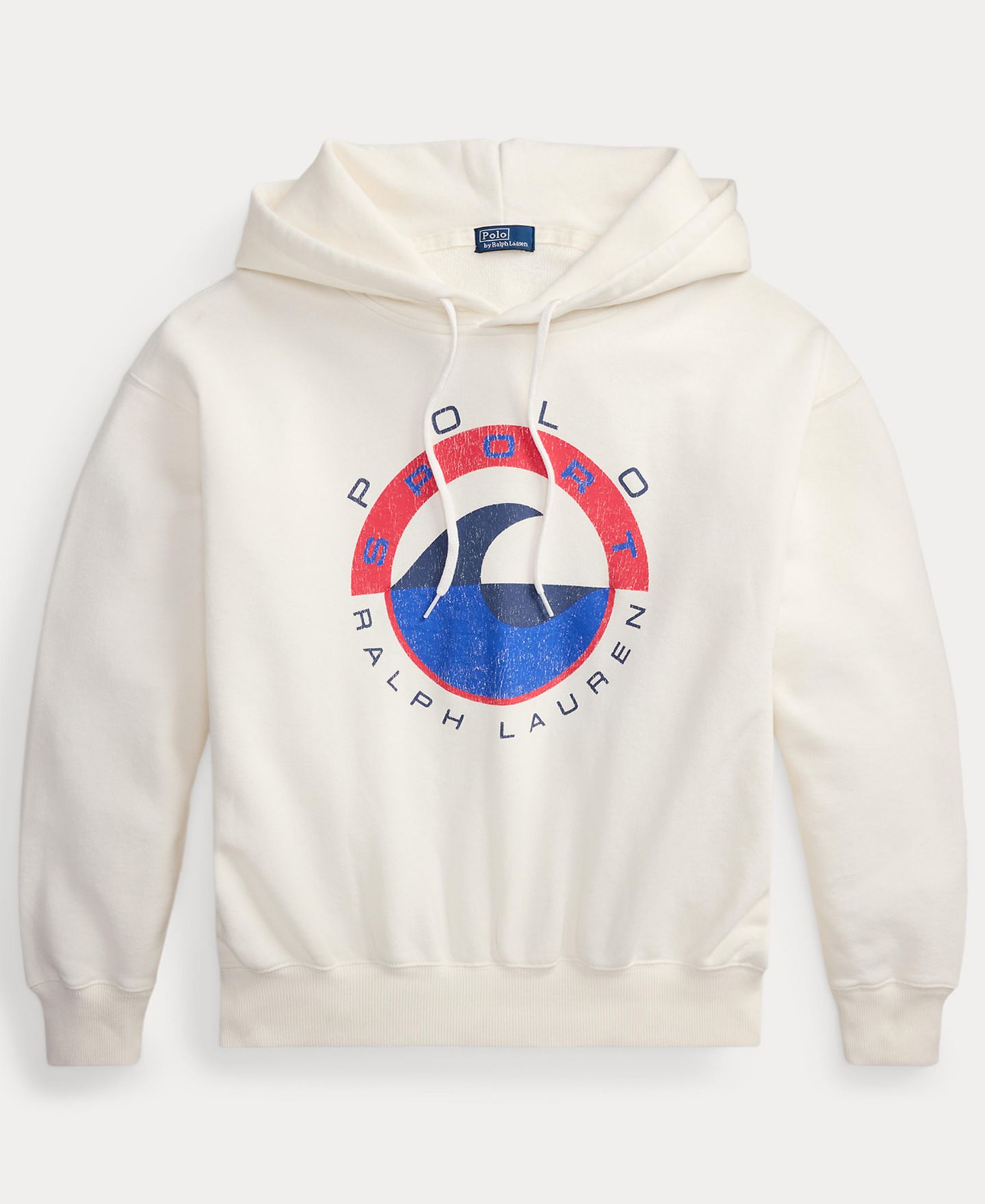 Женский свитшот Polo Ralph Lauren Drawstring Hood Long-Sleeve Sweatshirt, цвет: Белый — фото 5
