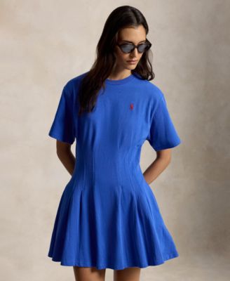 Women's Crewneck Fit & Flare T-Shirt Dress