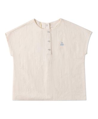 Little Boys 2 Piece "Set The Sail" 100% Cotton Embroidered Shorts Set