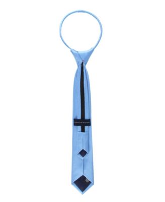 Baby Boys' Orleans Solid Pre-Tied Zipper Tie