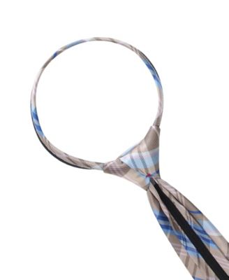 Baby Boys' Nantucket Plaid Pre-Tied Zipper Tie