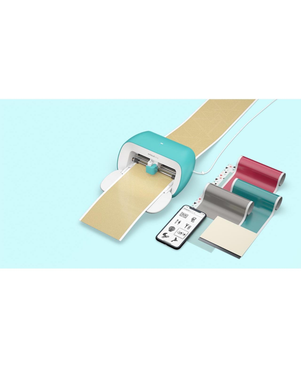 Cricut Joy Smart Iron-On Matless Heat Transfer Vinyl, Twilight Sampler - 5.5 in x 24 in (6 ct)