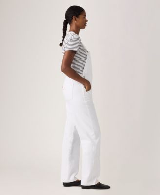 Women's Vintage-Style Cotton Denim Overalls