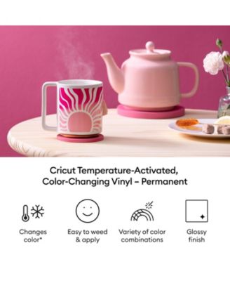 Temperature Activated Color Changing Permanent Vinyl Sampler – 12 in x 12 in Sheets (5 Count)