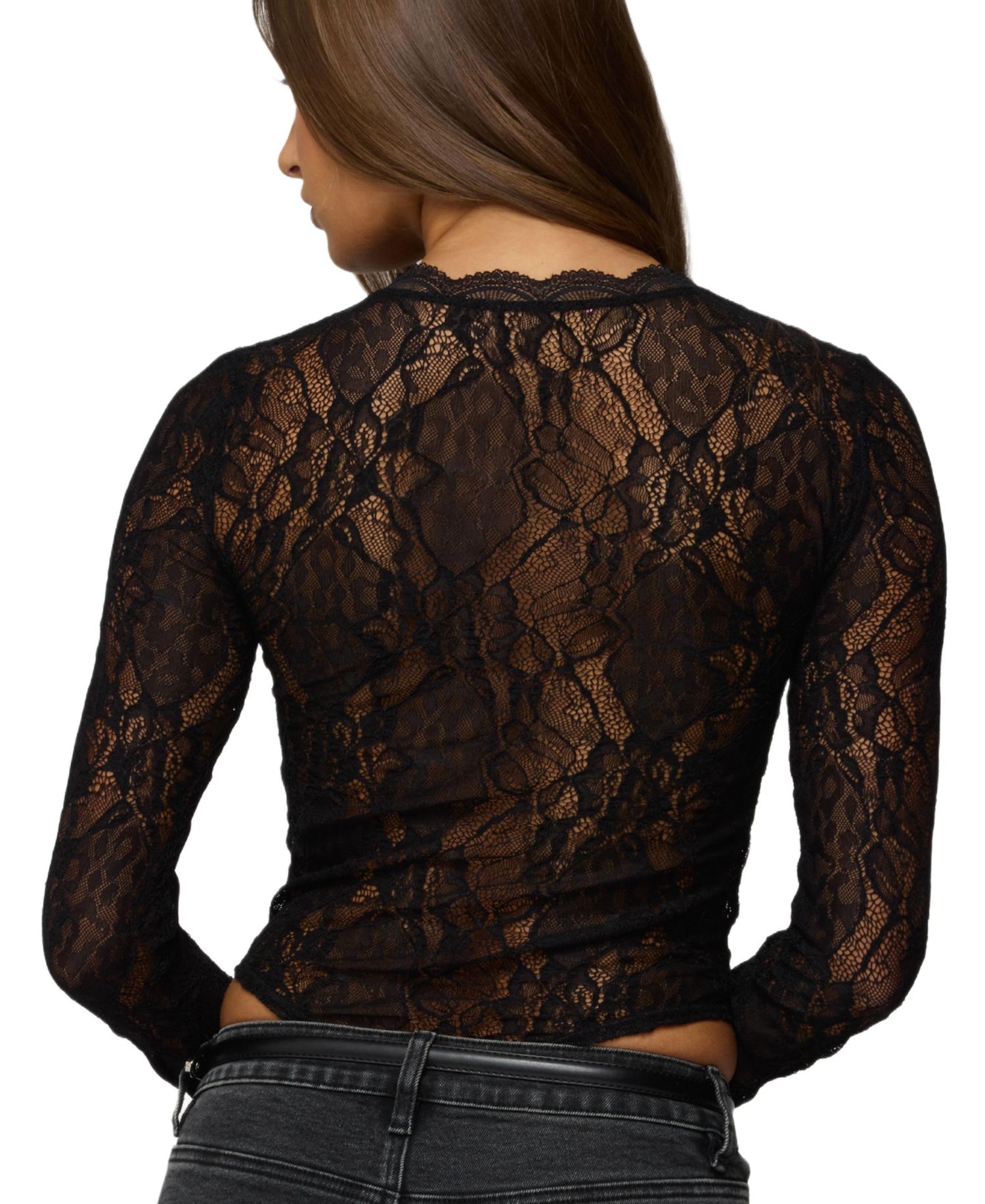 Women's Rosalinda Sheer Lace Bodysuit