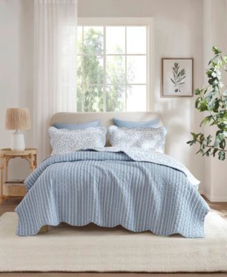 Darcy Print 3-Pc. Quilt Set, Full/Queen