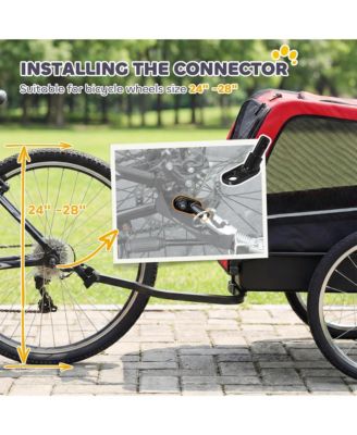 Dog Bike Trailer, Pet Cart Bicycle Carrier with 20" Air Tires