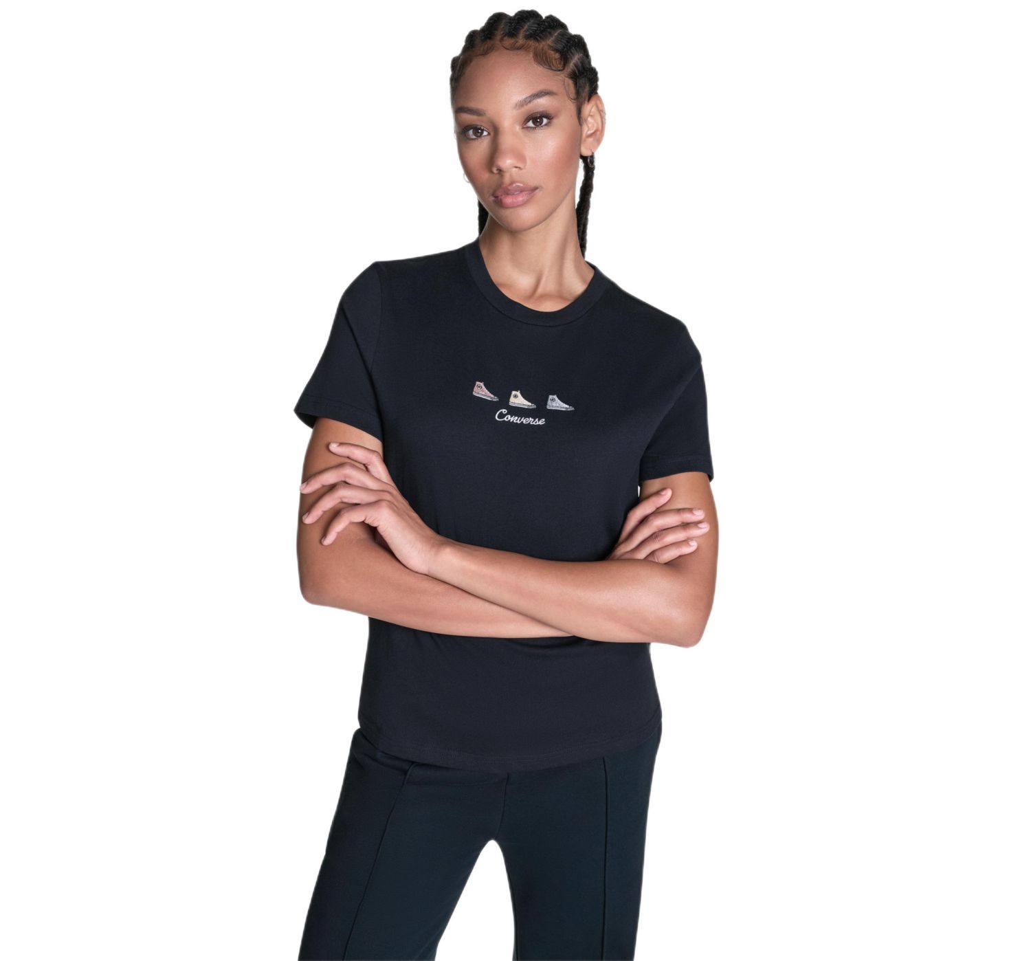 Women's Trio Embroidered T-Shirt