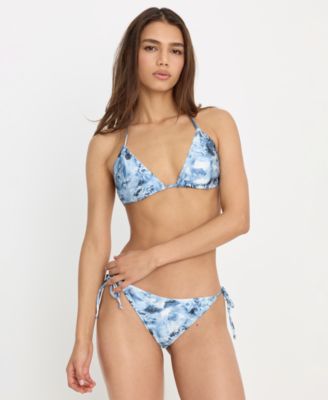 Women's Printed Bikini Top, Regular & Plus Size