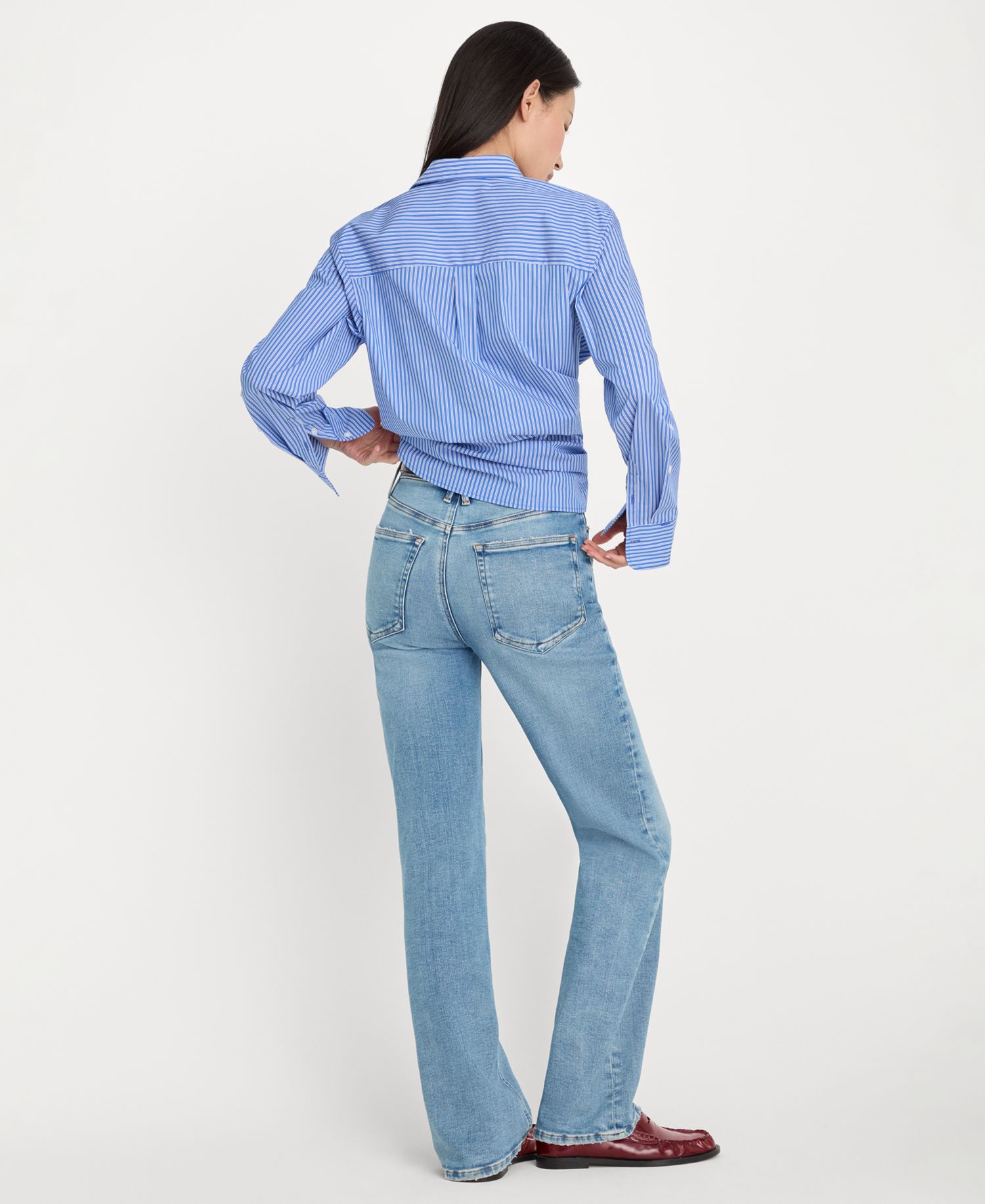 Women's Straight High-Rise-Jeans