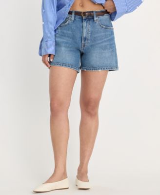 Women's Mid-Rise Belt Loop Shorts