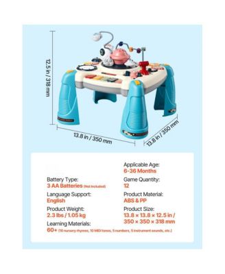 Baby Spacecraft Activity Table for 6+ Months with Music & Lights