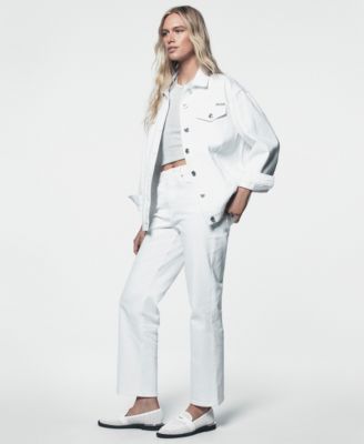 Women's Denim Oversized Trucker Jacket