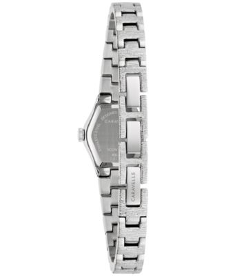 Women's Vintage Silver-Tone Stainless Steel Bracelet Watch, 20mm