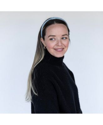 Women's Classic Thin Padded Headband - Light Wash Stars