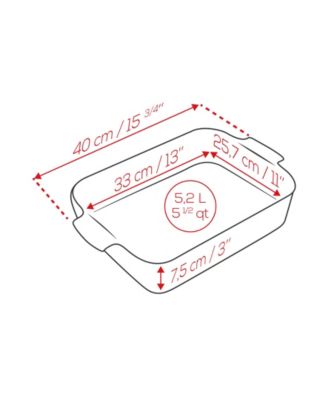 Appolia Rectangular Ceramic Baking Dish, 13" x 11"