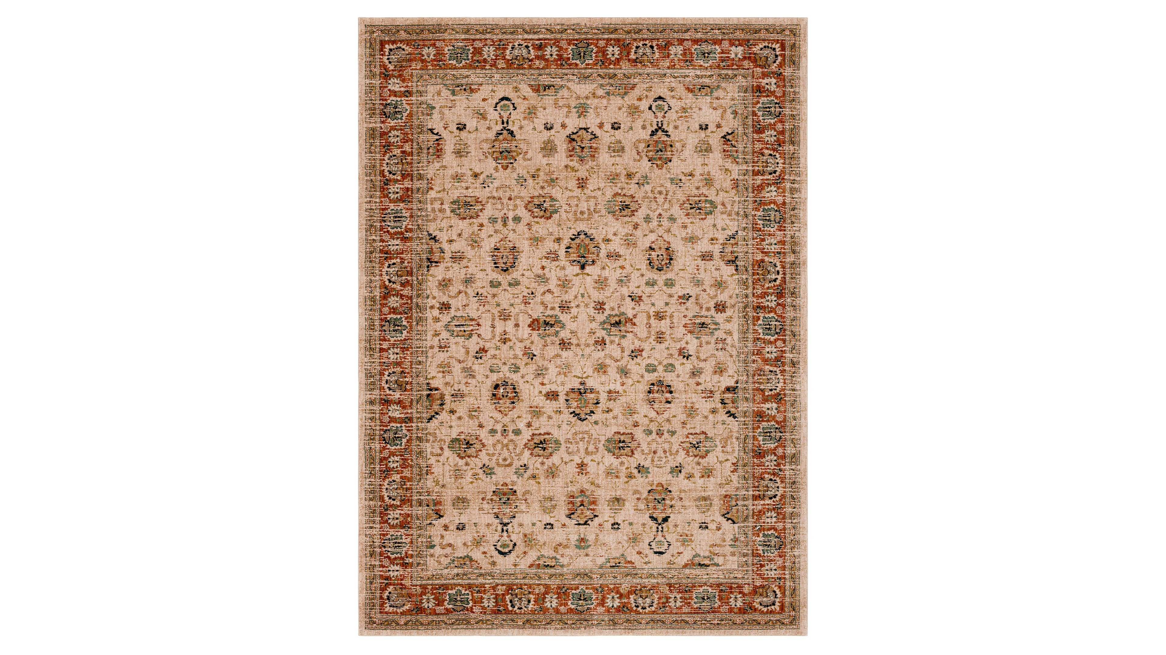 Closeout! Karastan Spice Market Koyna Cream 5'3" x 7'10" Area Rug