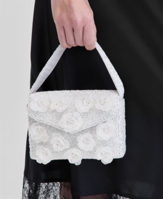 Beaded 3D Flower Top Handle