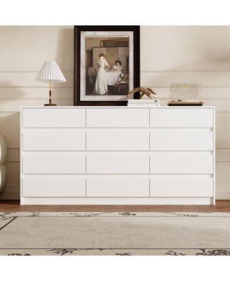 63'' 12-Drawer Bedroom Dresser with Deep Drawers