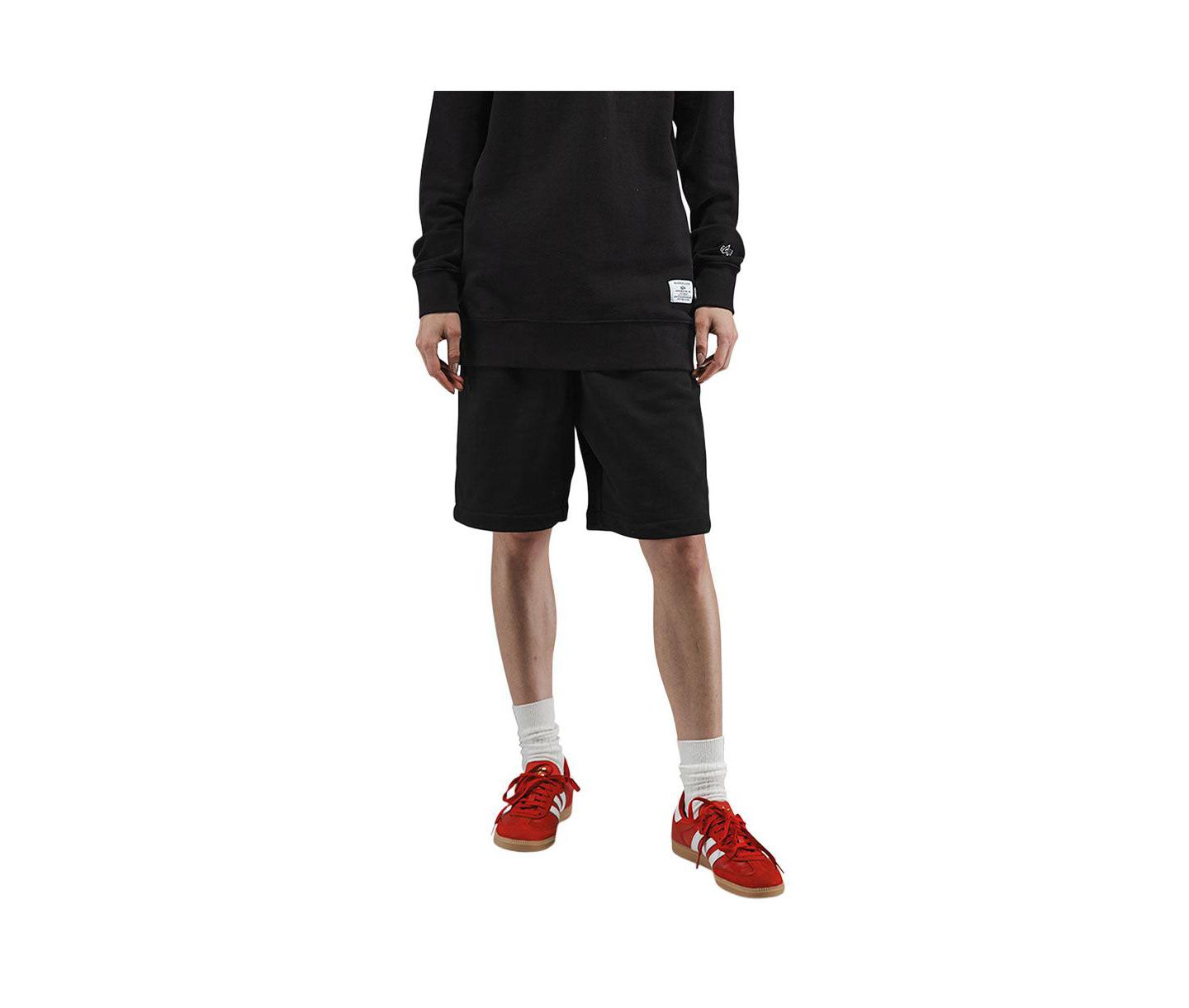 Мужские шорты Alpha Industries Essential French Terry Short, цвет: Чёрный — фото 1