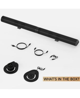 Detachable Bluetooth 5.3 Soundbar with Hi-Fi Audio & Powerful Bass for Home Theater Upgrade