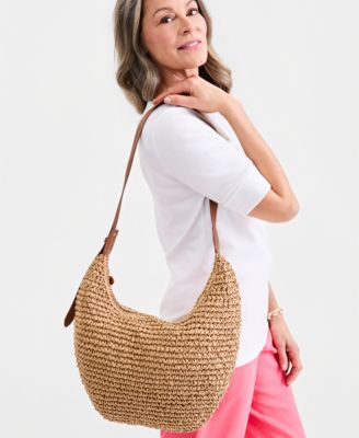 Straw Hobo Bag