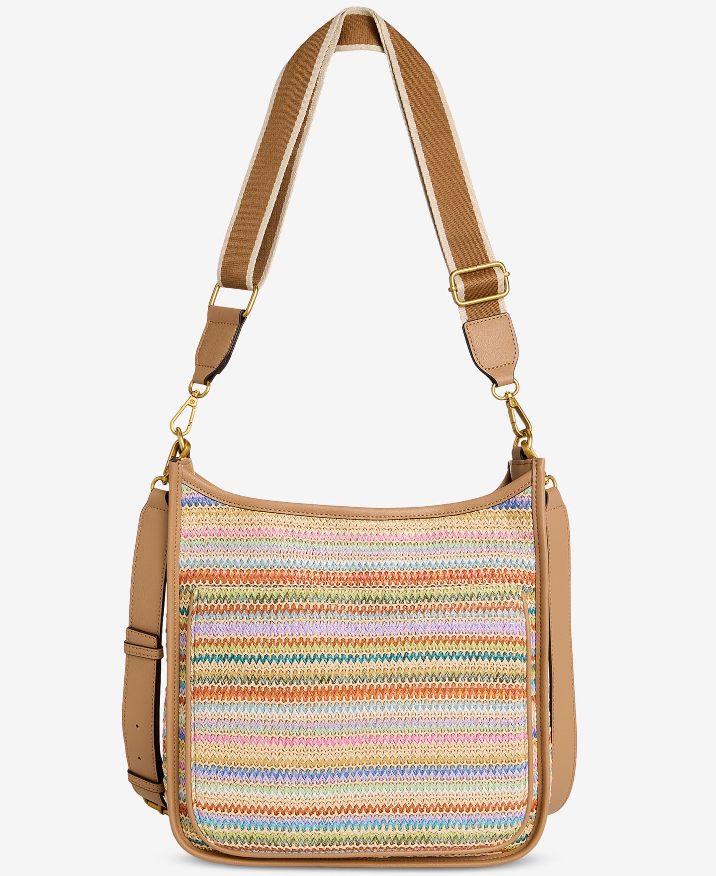 Женская сумка Style & Co Classic Straw Dip Crossbody, цвет: Разноцветный — фото 1