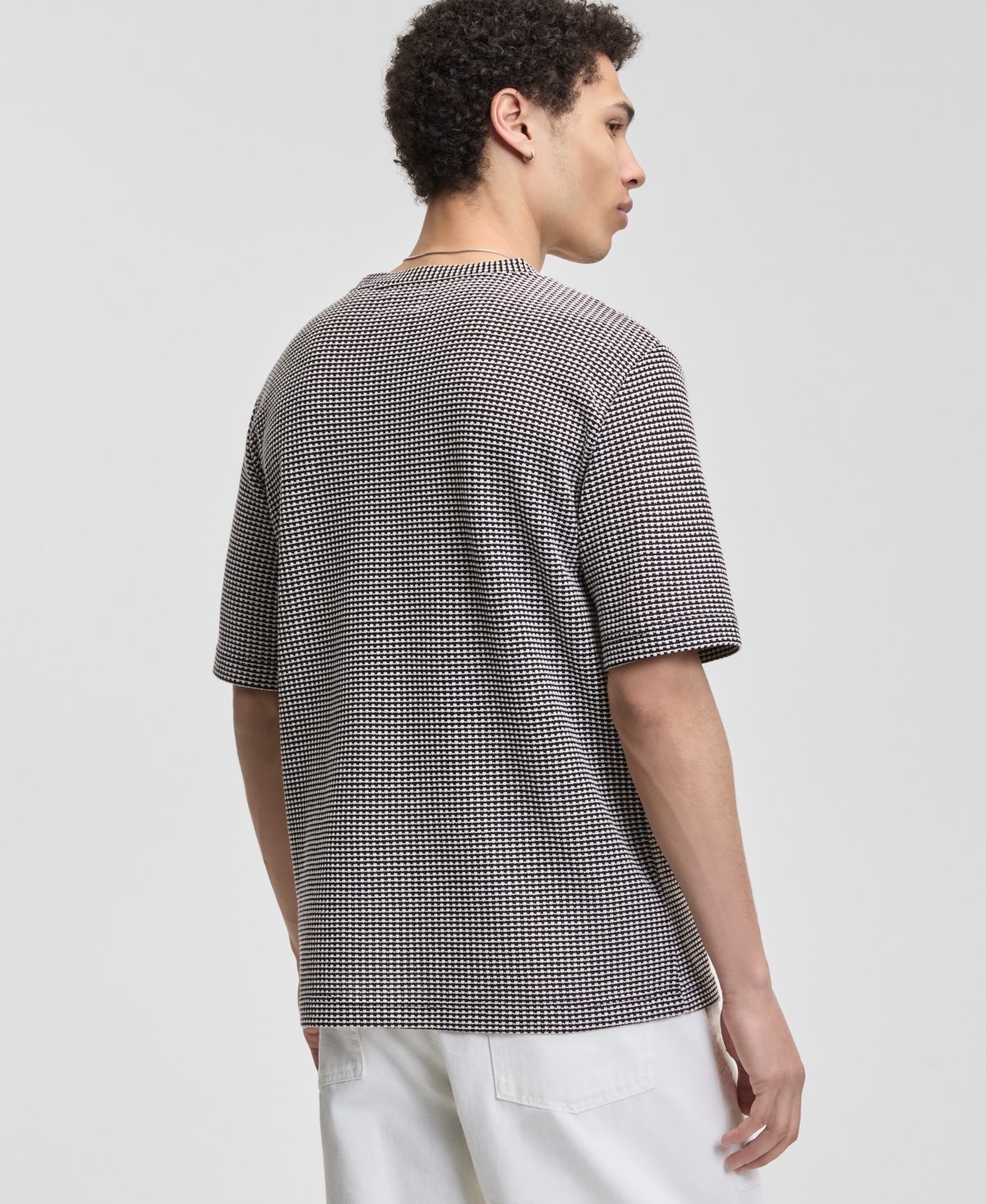 Mode of One Men's Printed Relaxed Round-Neck T-Shirt, Macy's Exclusive