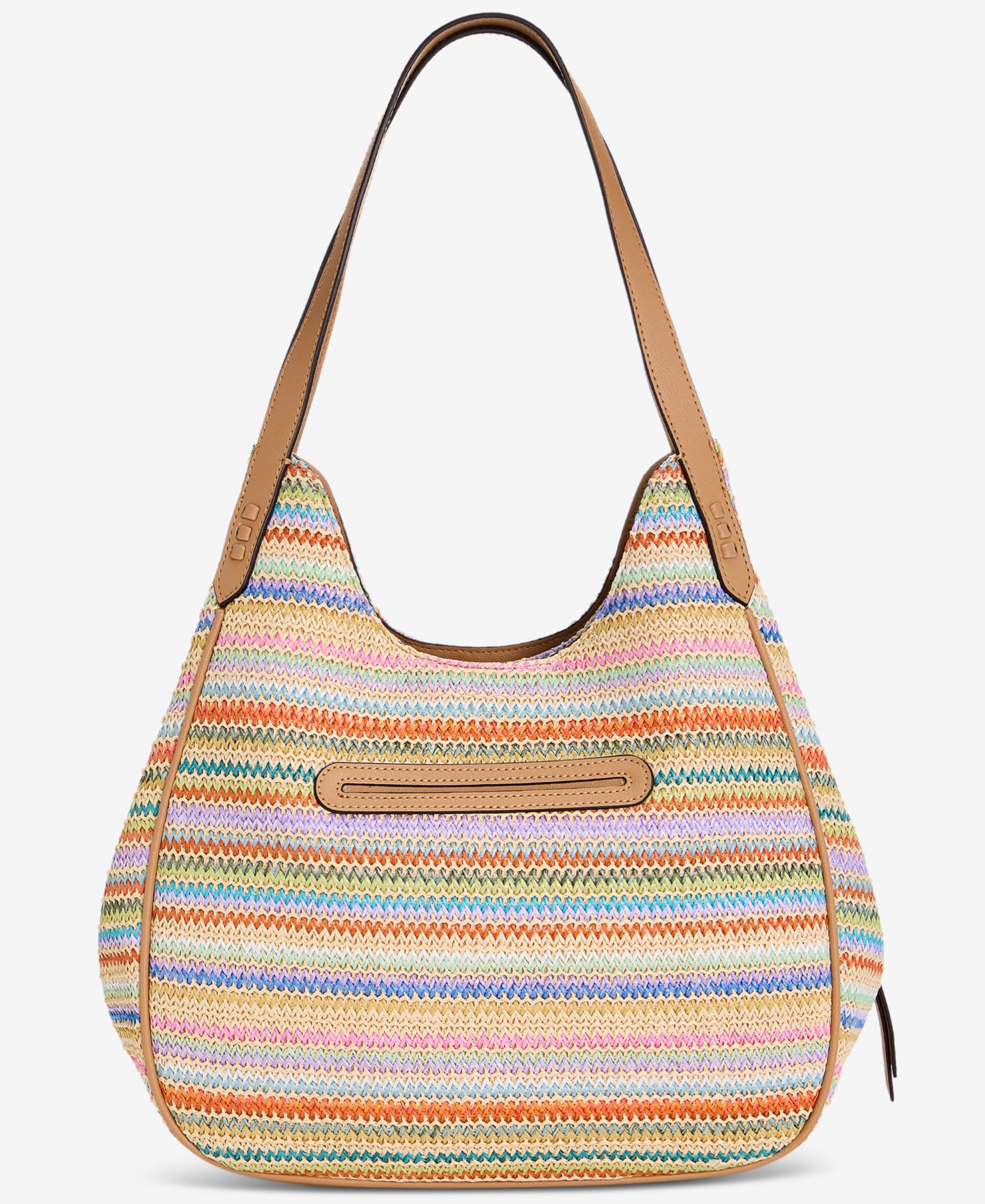 Женская сумка Style & Co Classic Straw 4-Poster Tote, цвет: Разноцветный — фото 3
