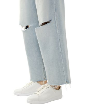 Women's Be Easy High-Rise Wide Leg Cropped Jeans