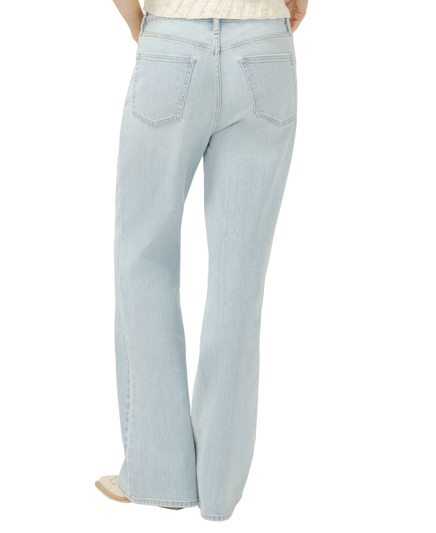 Женские джинсы Silver Jeans Co. 90s Mid-Rise Baggy Bootcut, цвет: Grove — фото 3