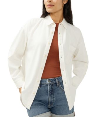 Women's Relaxed Button-Up Shirt
