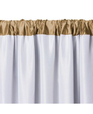 Elrene Home Fashions Versailles Faux Silk Blackout Window Curtain