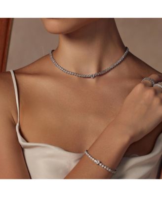 Celeste Tennis Necklace & Bracelet Set Holiday Gift Idea