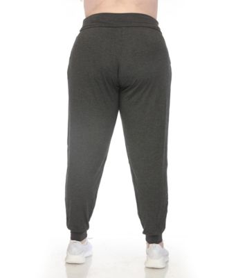 Plus Size High-Waist Pleated Lounge Pants