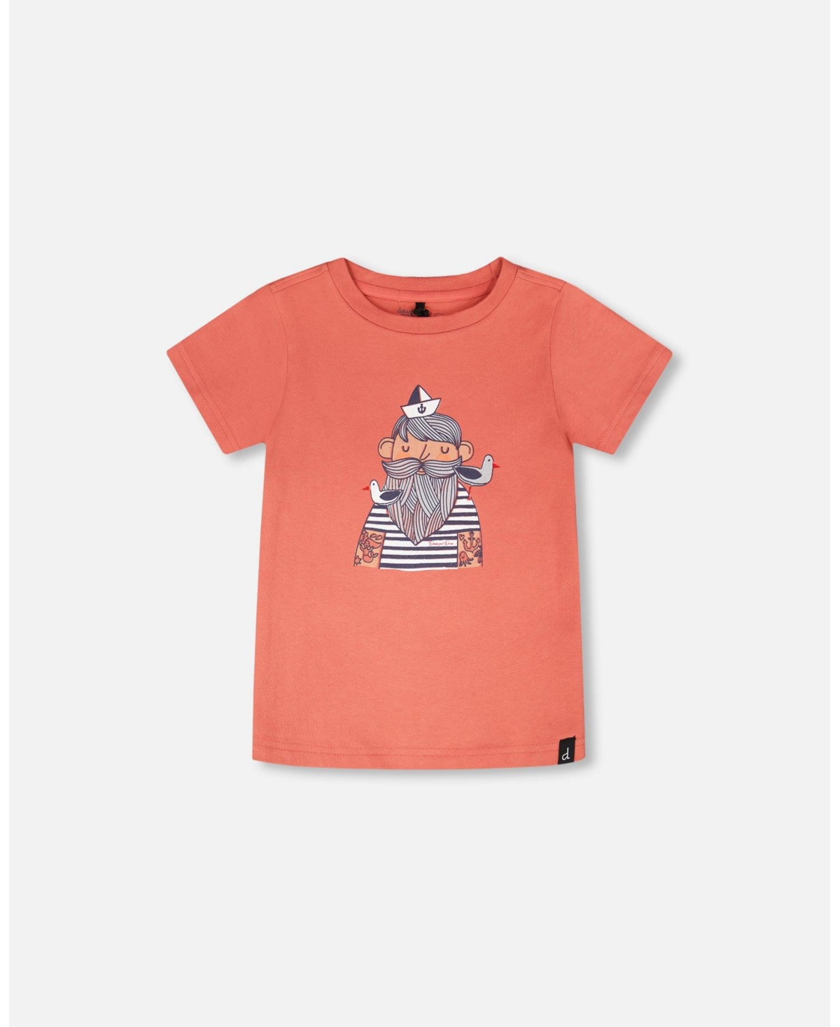 Deux par Baby Boy Cotton Short Sleeve T-Shirt