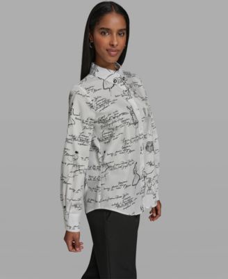 Women's Collared Woven Blouse