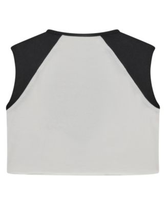 Girls' 7-16 Sleeveless Logo Top