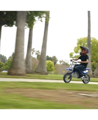 MX350 Dirt Rocket 24V Electric Toy Motocross Motorcycle Dirt Bike, Blue