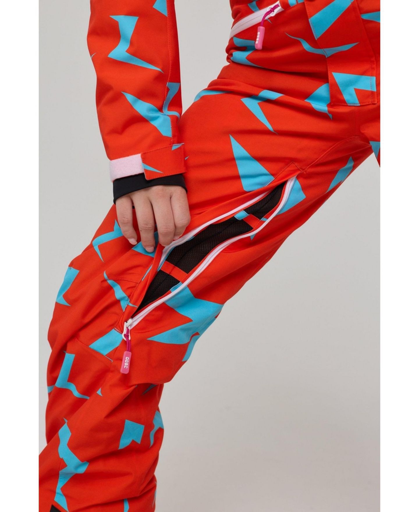 Женские комплекты OOSC Starman Ski Suit, цвет: Оранжевый / Синий — фото 2