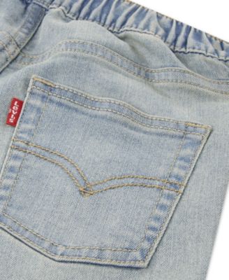 Boys' 4-7 Crewneck T-Shirt and Denim Shorts, 2-Piece Set