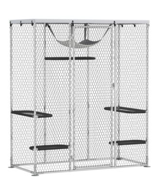 Large Catio Outdoor Cat Enclosure with Waterproof Cover