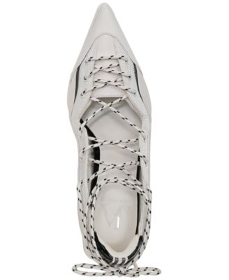 x June Ambrose Women's Zyra Lace-Up Sneaker Pumps 