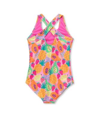 Big Girls Plus Chlorine Resistant One Piece Swimsuit