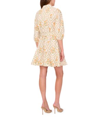 Petite Belted Collared Shirt Dress