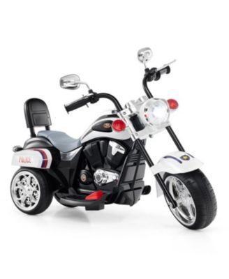 Kids 6V Electric 3-Wheel Motorbike Ride-On with Light and Horn