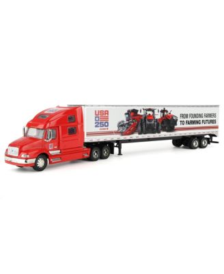1/64 Volvo 770 Semi Truck with Box Trailer, Case IH USA "Commemorating 250 Years"